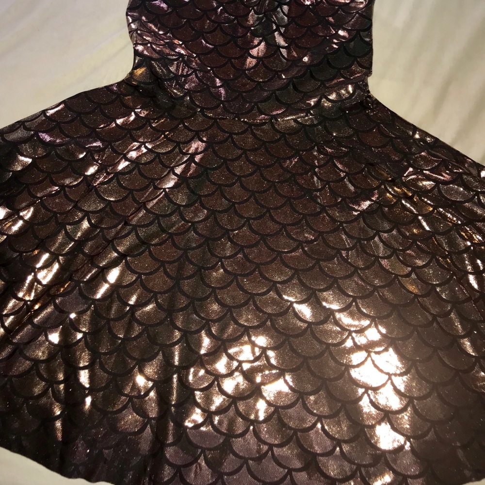 Blackmilk Mermaid Bronze Skater Dress